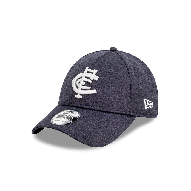 AFL Carlton Blues Shadow Tech Metallic Official Team Colours 9Forty Snapback (HLM6335) - Blue New Era Caps